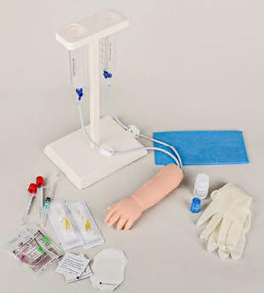 Setting up paediatric intra-venous infusion and calculating drip rate