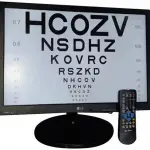 Visual acuity testing