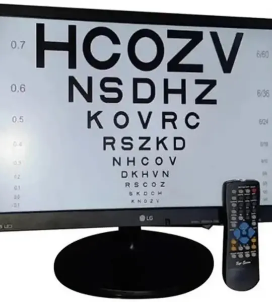 Visual acuity testing