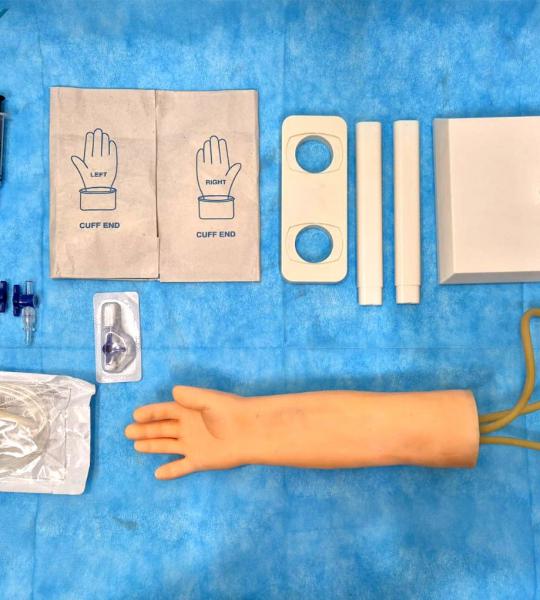 Setting up paediatric intra-venous infusion and calculating drip rate