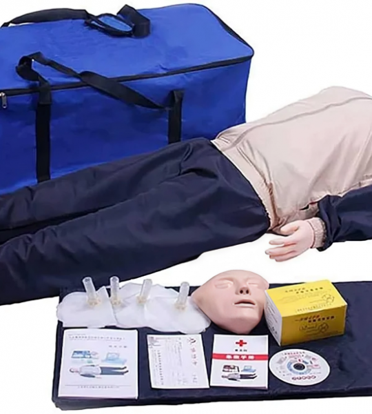CPR Training Manikin with Monitor & Printer – Advanced Full-Body Simulator